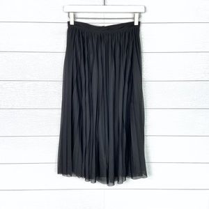 French Connection Elegant Black Pleated Skirt